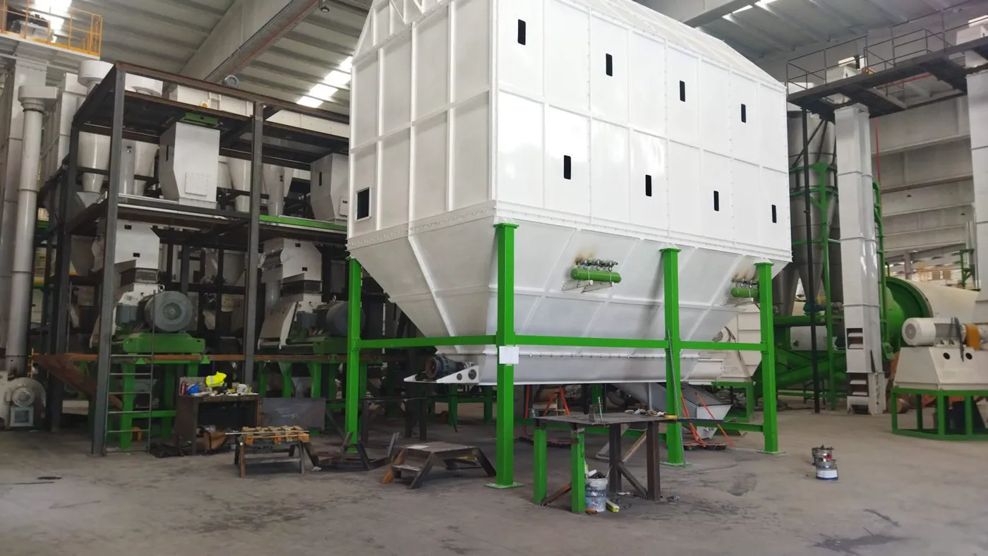 Equipamento industrial fabricado em oficina